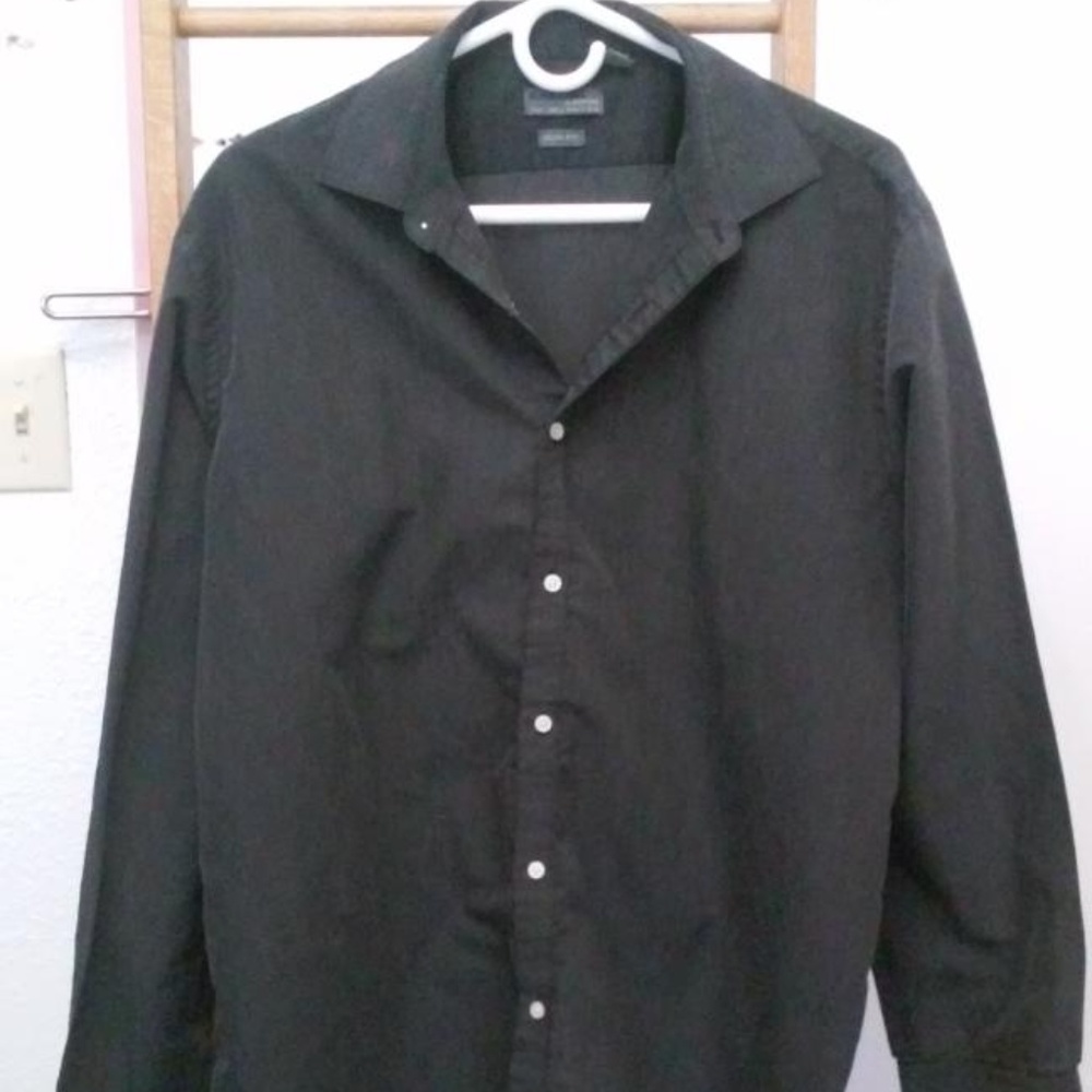 Black Label by Ruffini Mens' Dress shirt  Size L